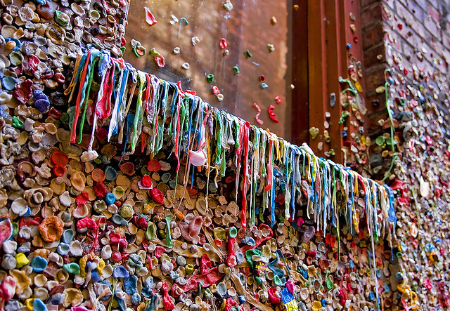 Chewing Gum Wall in California 7